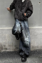 Retro Y2K High Waist Wide Leg Jeans