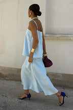 Cotton Cami Mermaid Long Skirt Sets