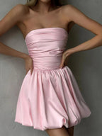Summer Off-Shoulder A-Line Mini Party Dress