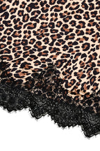 Leopard Print Cami Bodycon Maxi Dress