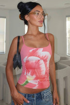 Floral Print Cami Top