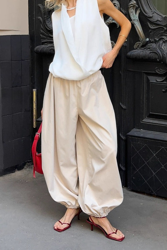 Street Cotton Lantern Loose Casual Pants