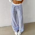 Striped Straight Casual Pants