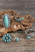 5Pcs Vintage & Exquisite Bohemian Ring