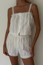Cotton Cami Shorts Two Piece Set