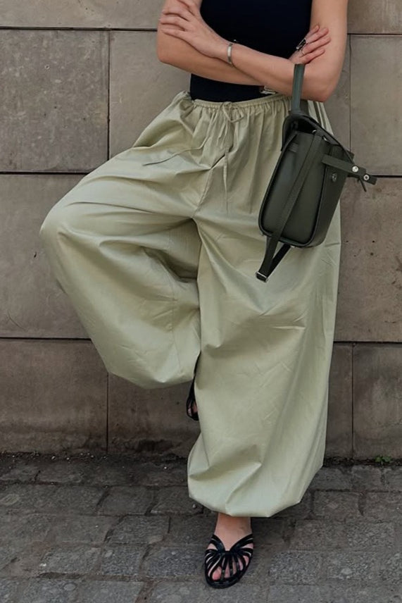Street Cotton Lantern Loose Casual Pants