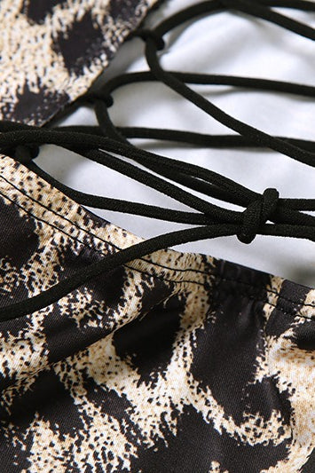 Leopard Print Maxi Dress