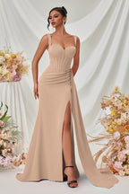 Bodycon Slit Maxi Party Dress