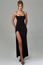 Summer Split Dress Slim Fit Spaghetti Strap Party