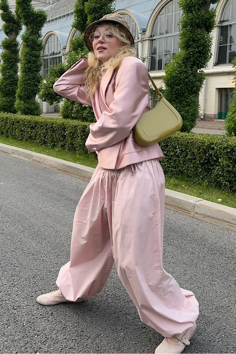 Street Cotton Lantern Loose Casual Pants