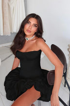 Slim Strapless Ruched Party Dress