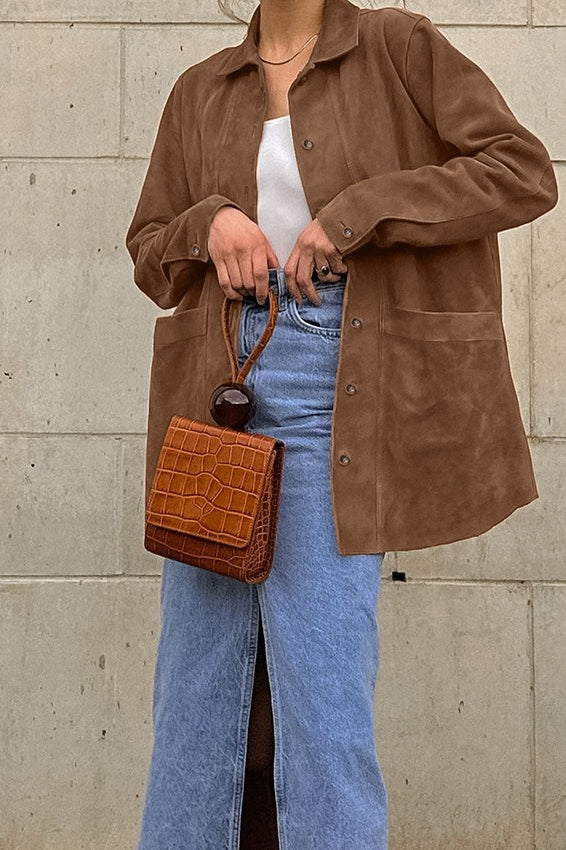 Brown Suede Jacket