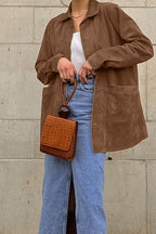Brown Suede Jacket