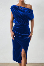 Off-The-Shoulder Bodycon Cocktail Dress