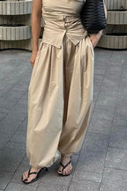 Street Cotton Lantern Loose Casual Pants
