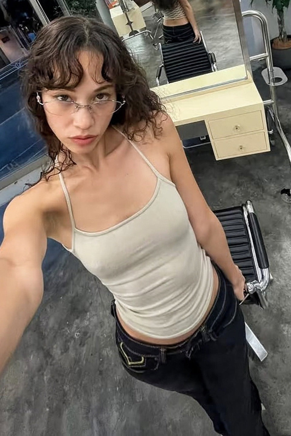 Solid Sleeveless Cami Top