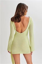 High-End Knit Mini Dress