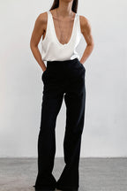 Ice Silk Deep V Layering Cami Top