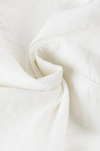 White Drawstring Wide-Leg Cargo Pant