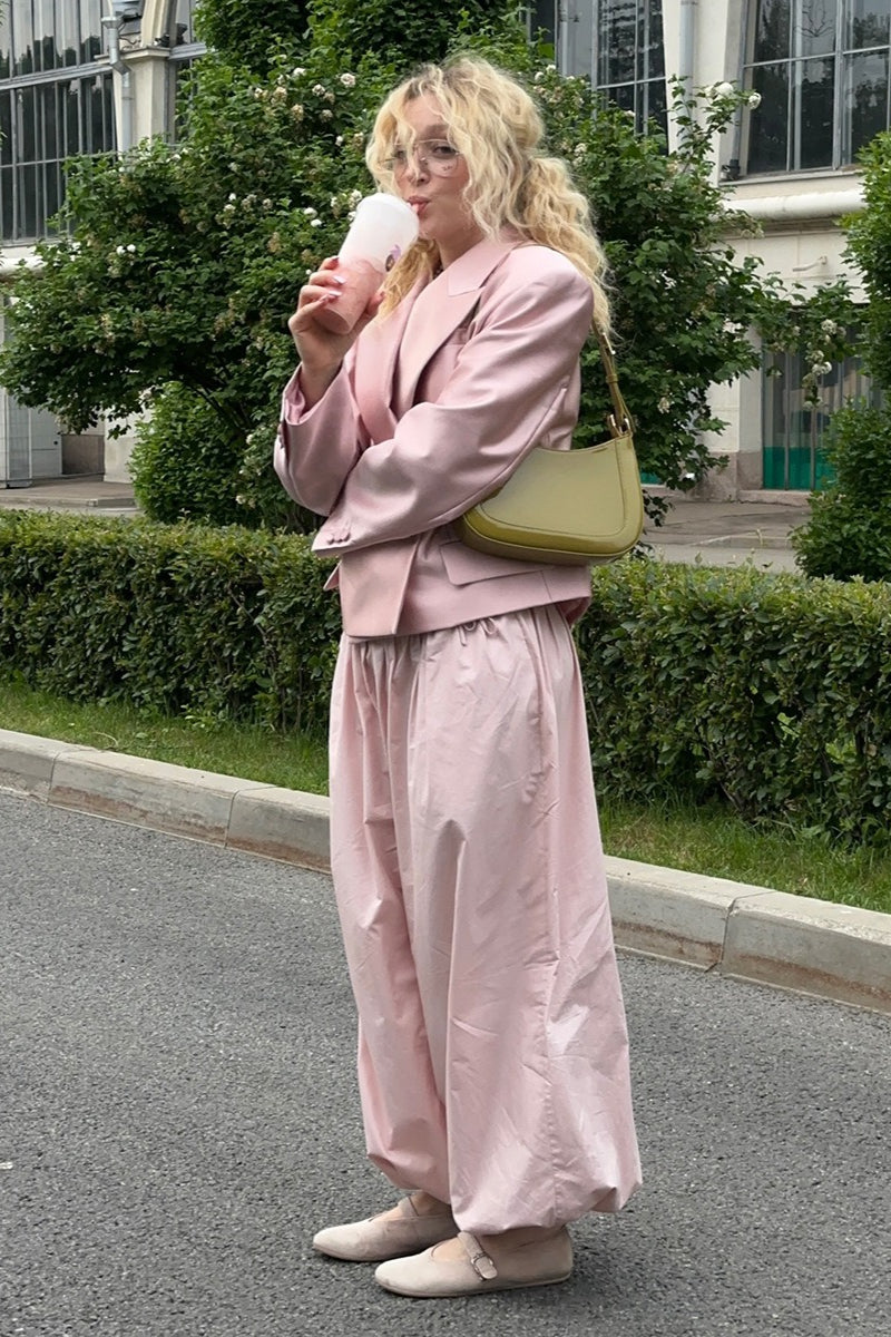 Street Cotton Lantern Loose Casual Pants