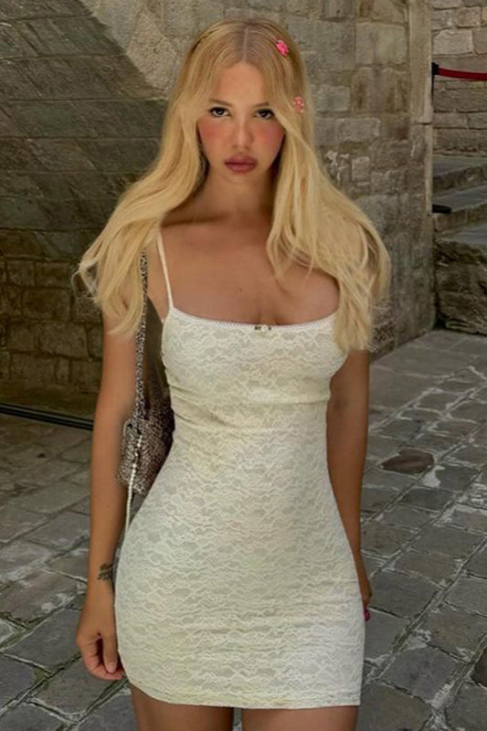 Lace Cami Bodycon Party Dress