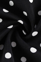Polka Dot Vintage Print Maxi Dress