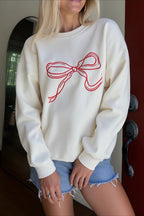 Sweet Relaxed Round Neck Blouse
