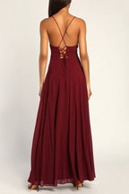 Halter Backless Maxi Formal Dress