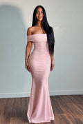 Floral Off-Shoulder Bodycon Maxi Dress
