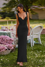 V-Neck Cami Waist-Cinched Bodycon Party Dress