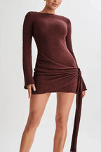 High-End Knit Mini Dress
