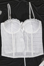 Lace Boned Underwire Cami Top