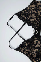 Lace Strapless Cami Bodycon Maxi Dress