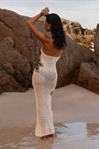 Hollow Knit Beach Bikini Boho Dress