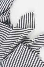 Stretchy Striped Irregular Mini Skirt