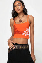 Comfort Floral Print Cami Top