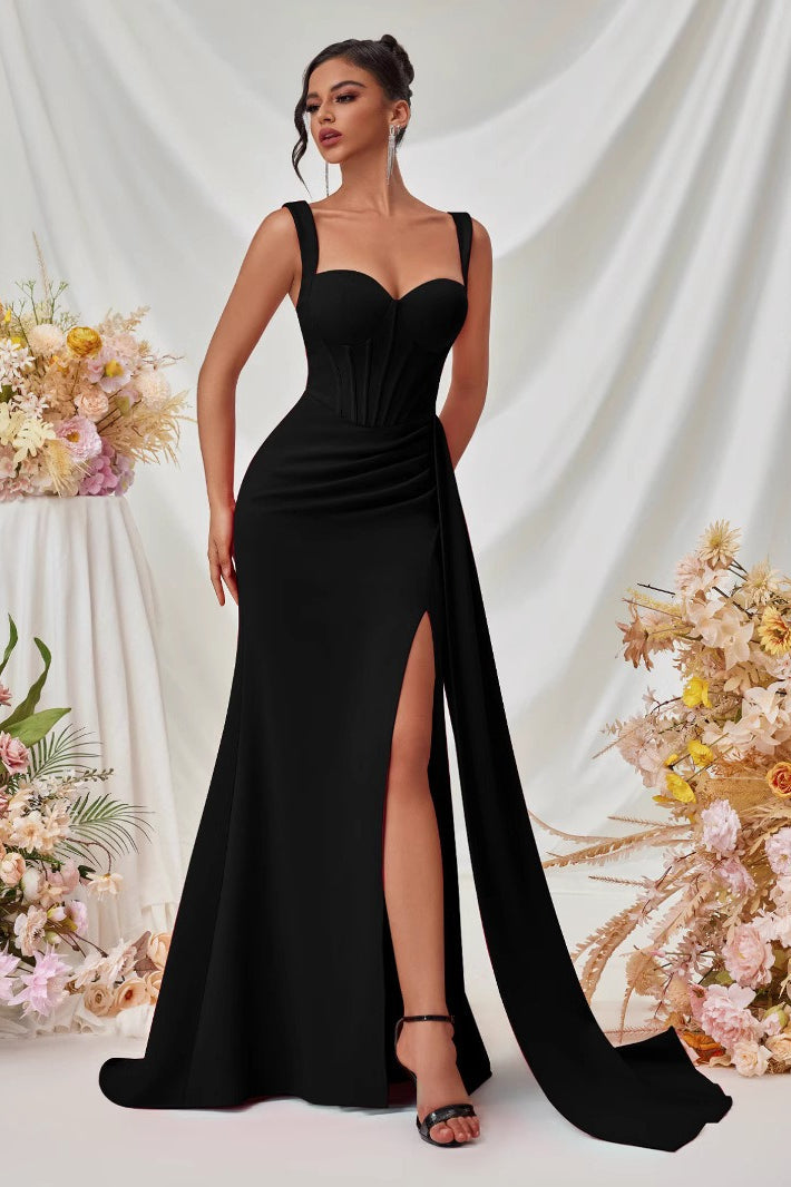 Bodycon Slit Maxi Party Dress