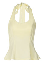 Slim Tie Back Halter Top