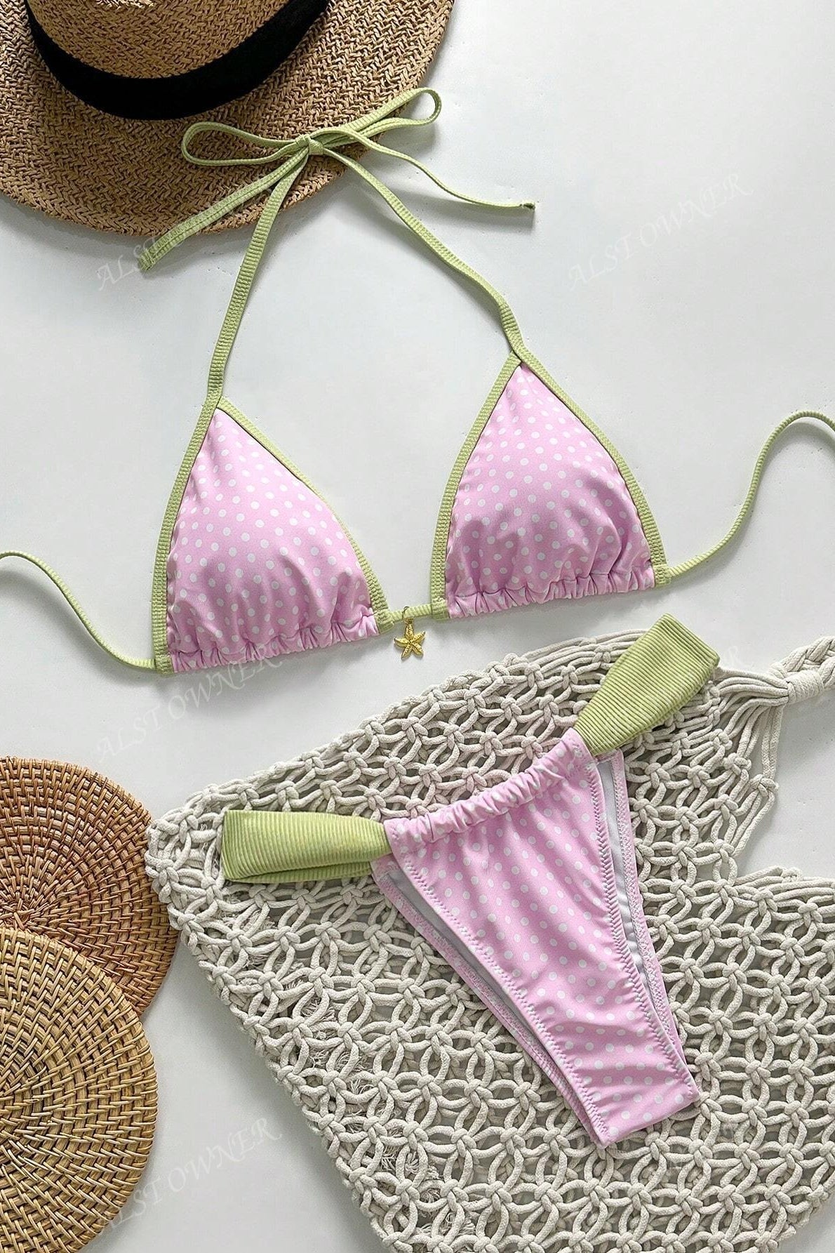Triangle Cup Two Piece Swim Set