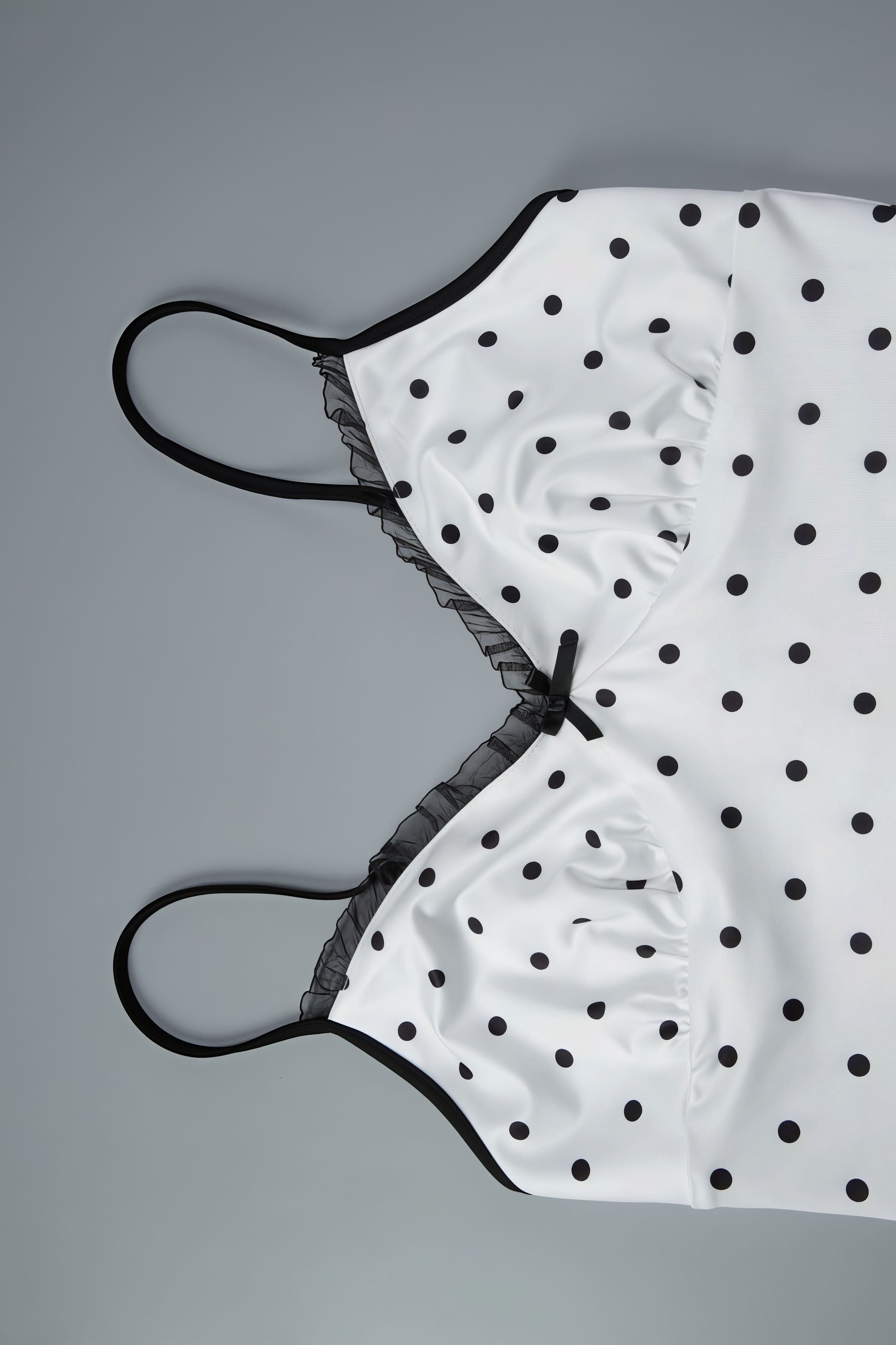 Polka Dot Cami Fitted Skirt Set