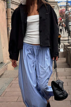Striped Loose Fit Bloomers Pant