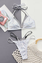 Push Up Bikini Set Two Piece Look Sets