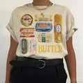 90S Butter Funny Foodie T-Shirt