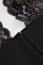 Lace Halter Slim Pant Two Piece Set