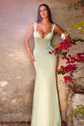 V-Neck Cami Waist-Cinched Bodycon Party Dress