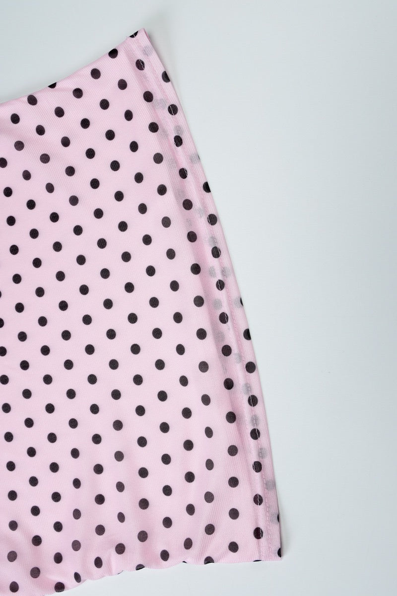 Polka Dot V Neck Cami Top