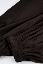 Satin Loose Harem Casual Pants