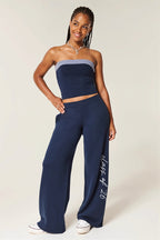 Vintage Embroidered Baggy Pants