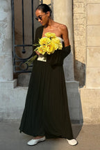 Casual Long Cardigan With Lantern Pants Two Piece Set