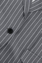 Striped Suit Blazer Two Piece Set